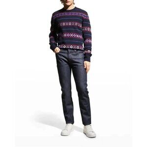 Rag & Bone Blue Men's Wesley Fair Isle Sweater 100% Wool, Size XL NWT! $395
